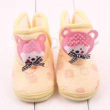 born Boys Girls Cartoon Prewalker Fleece Boots Baby Toddler Indoor Crib Shoes PY5 J4U66