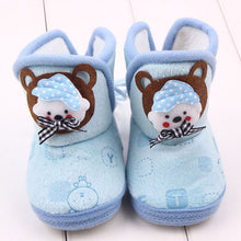 newborn boys girls cartoon prewalker fleece boots baby indoorcrib shoes J4U66