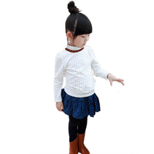 Newborn Kid Child Girl Flower Rim Turtleneck Tops Shirt T-Shirt Baby Outfits  J4U66