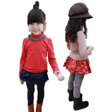 Newborn Kid Child Girl Flower Rim Turtleneck Tops Shirt T-Shirt Baby Outfits  J4U66