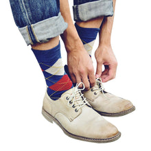 men combed cotton sock colorful casual socks J4U66