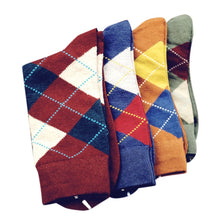 men combed cotton sock colorful casual socks J4U66