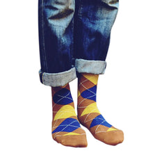 men combed cotton sock colorful casual socks J4U66