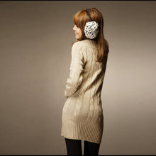 Newest Women Long Sleeve Knit BodyCon Slim Party Sweater Mini Dress Best P1 J4U66