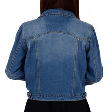 Newest Women's Fashion Casual Long Sleeve Denim Jacket Jeans Short Coat Jacket J4U66