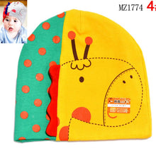 Newest style 100% cotton children cartoon baby knitted hat 6 to 10 Months child kids baby hat J4U66