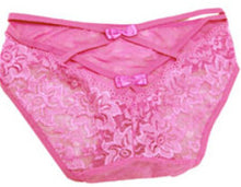 Women Bamboo FIber+Transparent Lace Sexy Black Butterfly Underpants Lingerie Underwear Lady J4U66
