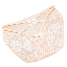 Women Bamboo FIber+Transparent Lace Sexy Black Butterfly Underpants Lingerie Underwear Lady J4U66