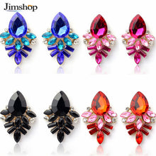 Nice shoppingFashion Women Lady Rhinestone Crystal Drop Alloy Ear Studs Earrings Pendientes Pearl Earrings For Woman J4U66