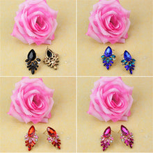 Nice shoppingFashion Women Lady Rhinestone Crystal Drop Alloy Ear Studs Earrings Pendientes Pearl Earrings For Woman J4U66
