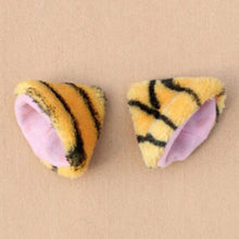 night party club ball wearing deacorate cat fox fur ear pattern hairclip bell J4U66