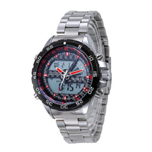 North Digital Sport Watch Men Fashion MultifunctionWristwatch Military Waterproof Round Alarm Quartz Sport Watch Men J4U66