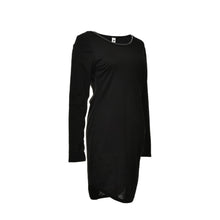 O-Neck Women Black Dress Sexy Bandage Short Dresses for Women Long Sleeve Plus Large Size Office Dress J4U66
