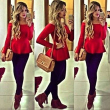 Off Shoulder Women Blouses Sexy VShirt Chiffon Solid Plus Size Ladies Blouse Casual Tops Clothing Tank Shirts J4U66