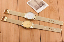 Onfine Gofuly Whale ping Scolour Puscard Fashion Women Classic Gold Quartz Stainless Steel Wrist Watch  J4U66