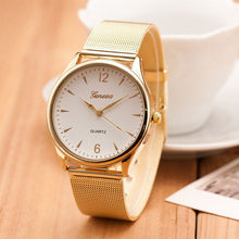 Onfine Gofuly Whale ping Scolour Puscard Fashion Women Classic Gold Quartz Stainless Steel Wrist Watch  J4U66