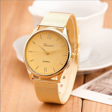 Onfine Gofuly Whale ping Scolour Puscard Fashion Women Classic Gold Quartz Stainless Steel Wrist Watch  J4U66