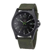 Outdoor Mens Date Stainless Steel Military Sports Analog Quartz Army Wrist Watch J4U66