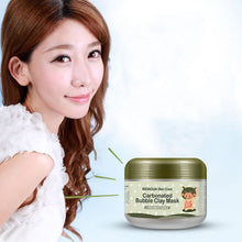 oxygen bubbles carbonate mud face mask deep clean and clear whitening hydrating bioaqua J4U66