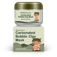 oxygen bubbles carbonate mud face mask deep clean and clear whitening hydrating bioaqua J4U66