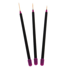 3pc Nail Art Tips Tools Polish Pen Drawing lines Nail Brushes Proffesional Decor Makeup brushes for manicure CY0723 J4U66