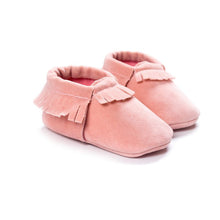 PU Suede Leather Newborn Baby Boy Girl Moccasins Soft Moccs Shoes 13 Colors Bebe Fringe Soft Soled Non-slip Footwear Crib Shoe J4U66
