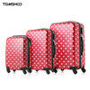 patterned suitcases sets kids children bagages roulettes  hard shell luggage women retro travel set trolley 20 24 2 J4U66