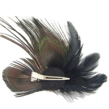 peacock feather rhinestone hairpin hairclips dance party wedding hair band wear J4U66