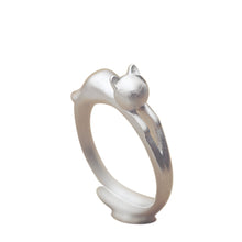 personality stereo animal5 sterling silver ring matting adjustable ring jewelry for women girls bride wedding party J4U66