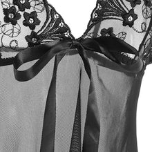 perspective women underwear sexy lingerie embroidery lace sleepwear ladies temptation deep v neck sexy costumes nuisette J4U66