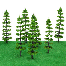 plastic model trees 10pcsarchitectural model for railroad layout garden landscape trees model diorama miniatures model toys J4U66