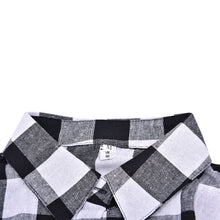 Plus Size M-2XL Long Shirts Single Breasted Plaid Cotton Shirt Wild Casual Streetwear Shirt Women Blouse J4U66