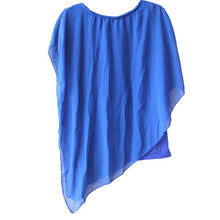 Plus Size Women Chiffon Tops And Blouses Fashion Ruffles Batwing Short Sleeve Shirt Ladies Casual Loose Clothing J4U66