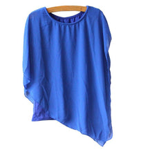 Plus Size Women Chiffon Tops And Blouses Fashion Ruffles Batwing Short Sleeve Shirt Ladies Casual Loose Clothing J4U66