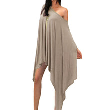 plus size women dress off shoulder asymmetric hem mid calf dress robe sexy long boho party dress vestidos plus size xxxl J4U66