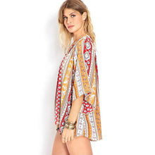 plus size women tops and blouses v neck floral print batwing sleeve chiffon shirt women blouses blusas mujer J4U66
