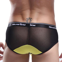 Plus Size XL Men Underwear Sexy Comfy Triangle Breathable Underpants Underwear Mesh Erotic Homens Calzoncillos  J4U66