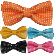 polka dots kids boys girls bowtie pre tied bow tie necktie multi colors J4U66