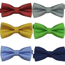 polka dots kids boys girls bowtie pre tied bow tie necktie multi colors J4U66