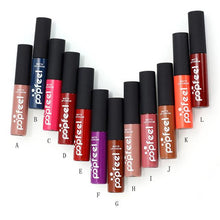 Popfeel 12 Color Liquid Matte Lipstick Set Nude Lip Gloss Cream Baby Lip Balm Lasting Professional Brand Makeup Korean Cosmetic J4U66