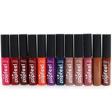 Popfeel 12 Color Liquid Matte Lipstick Set Nude Lip Gloss Cream Baby Lip Balm Lasting Professional Brand Makeup Korean Cosmetic J4U66