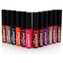 Popfeel 12 Color Liquid Matte Lipstick Set Nude Lip Gloss Cream Baby Lip Balm Lasting Professional Brand Makeup Korean Cosmetic J4U66