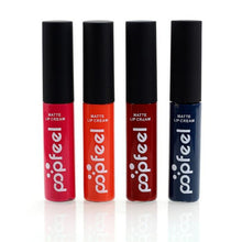 Popfeel 12 Color Liquid Matte Lipstick Set Nude Lip Gloss Cream Baby Lip Balm Lasting Professional Brand Makeup Korean Cosmetic J4U66