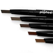 Popfeel Cosmetics Makeup Double Automatic Rotation Eyebrow Eyeliner Pencil Eye Brow Makeup Tool Natural Girl Gift J4U66