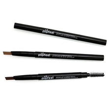 Popfeel Cosmetics Makeup Double Automatic Rotation Eyebrow Eyeliner Pencil Eye Brow Makeup Tool Natural Girl Gift J4U66