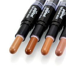 Popfeel Makeup Concealer Double-ended 2 in1 Contour Stick Contouring Highlighter Bronzer Create 3D Face Makeup Full Cover J4U66