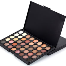 Popfeel Professional EyeShadow Palette Set 40 Colors Powder Cosmetic Set Long-lasting Shimmer/ Matte Eye Shadow + Brush Set J4U66
