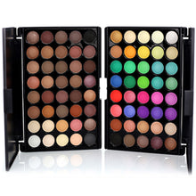 Popfeel Professional EyeShadow Palette Set 40 Colors Powder Pigment Mineral Cosmetic Set Long-lasting Shimmer/ Matte Eye Shadow J4U66