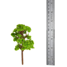 green banyan tree model 10pcs train layout garden scenery landscape tree model diorama miniatures architectural model J4U66