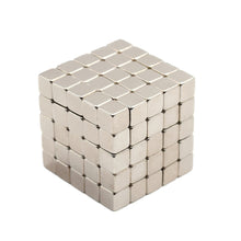 kids toys 5mm neodymium magnetic cube diy puzzle set 3d magnet puzzle forchildren 1pieces silver magnetic balls J4U66